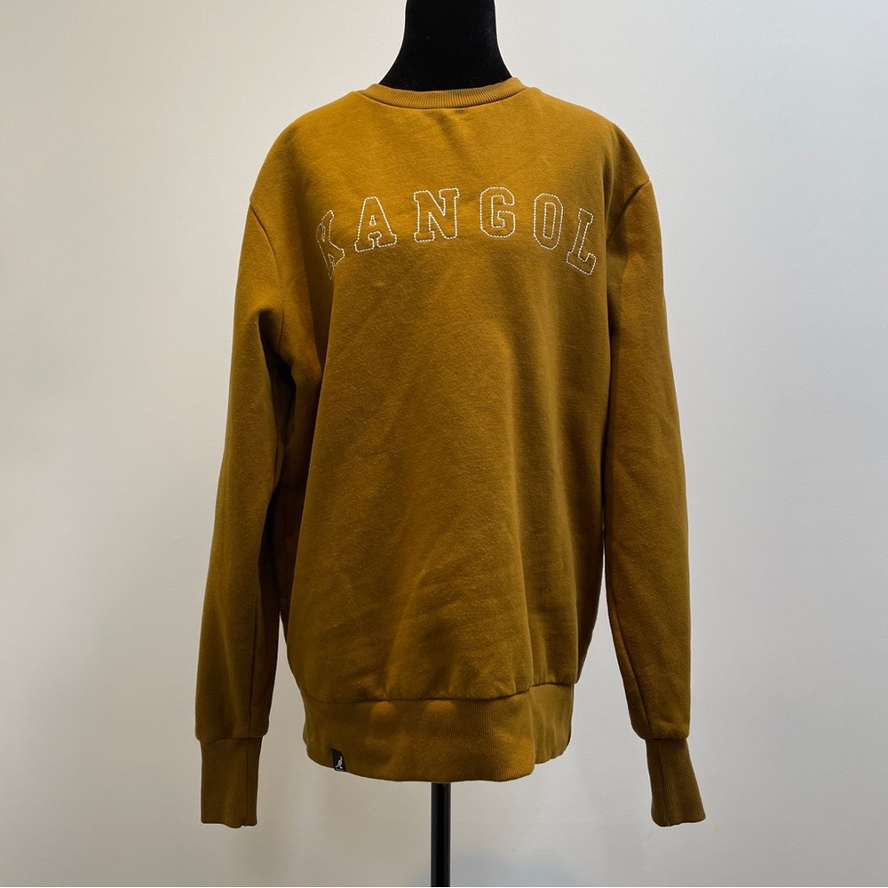 Kangol Women’s Dark Mustard Crewneck Sweatshirt L